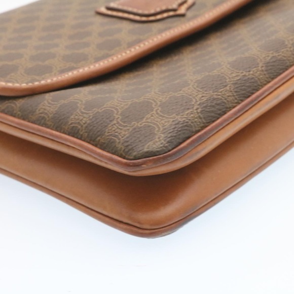 CELINE Macadam Canvas Shoulder Bag Brown Auth ar5789 - Picture 9 of 16